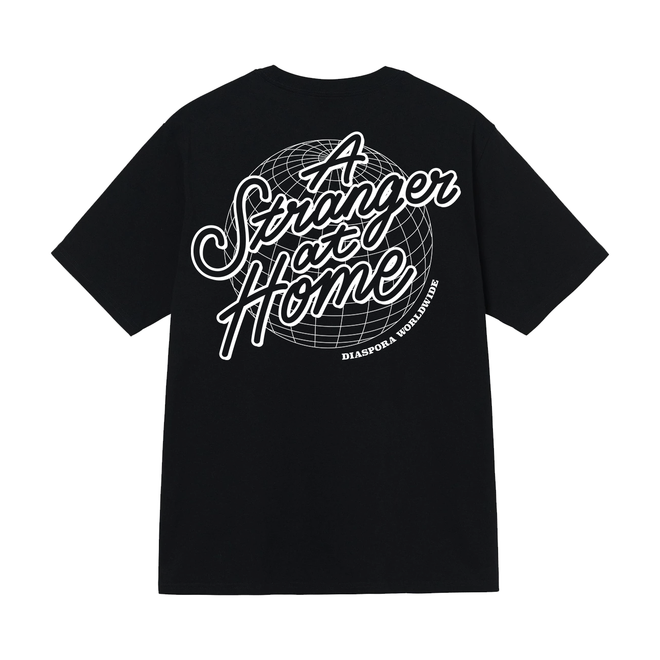 "DIASPORA WORLD WIDE" T-SHIRT (MIDNIGHT BLACK)"