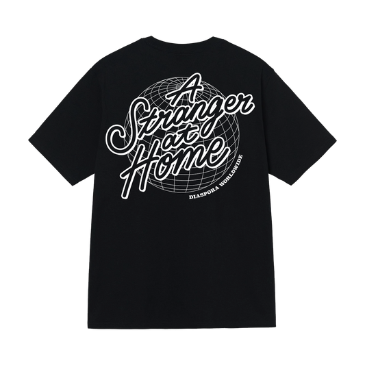 "DIASPORA WORLD WIDE" T-SHIRT (MIDNIGHT BLACK)"