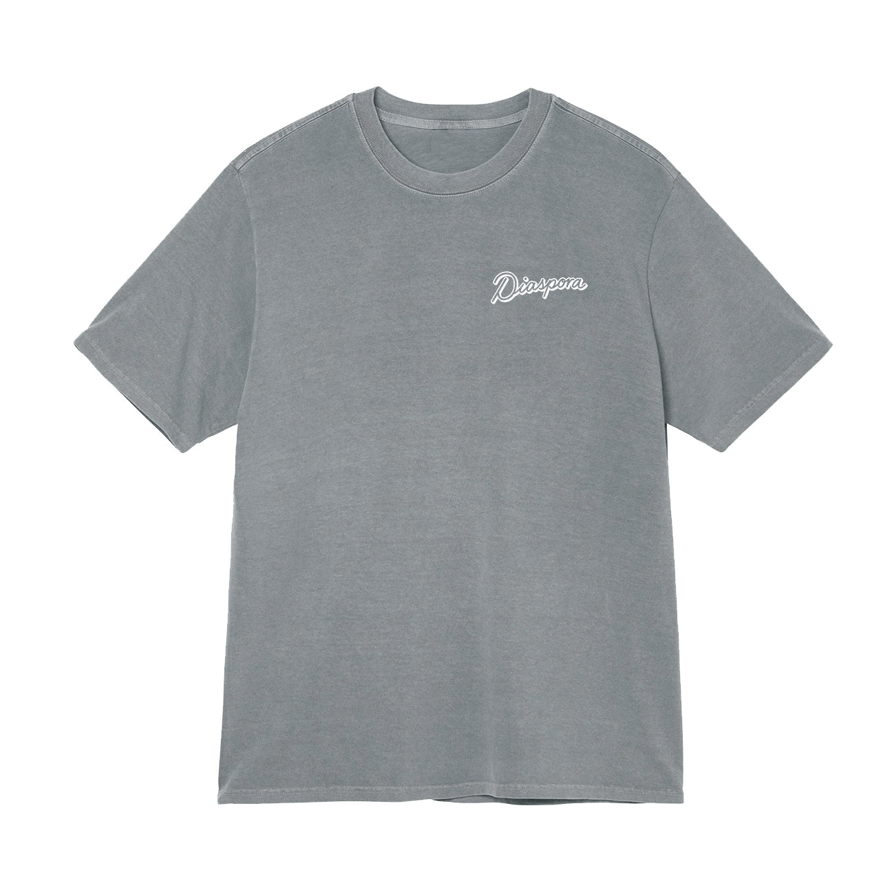 "DIASPORA WORLD WIDE" T-SHIRT (DARK SILVER)