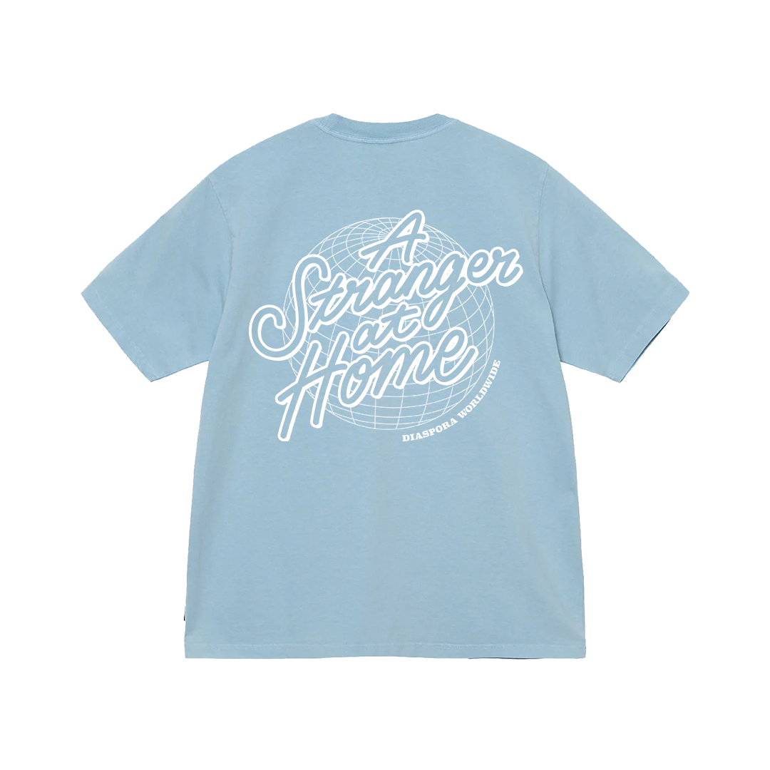 "DIASPORA WORLD WIDE" T-SHIRT (POWDER BLUE)