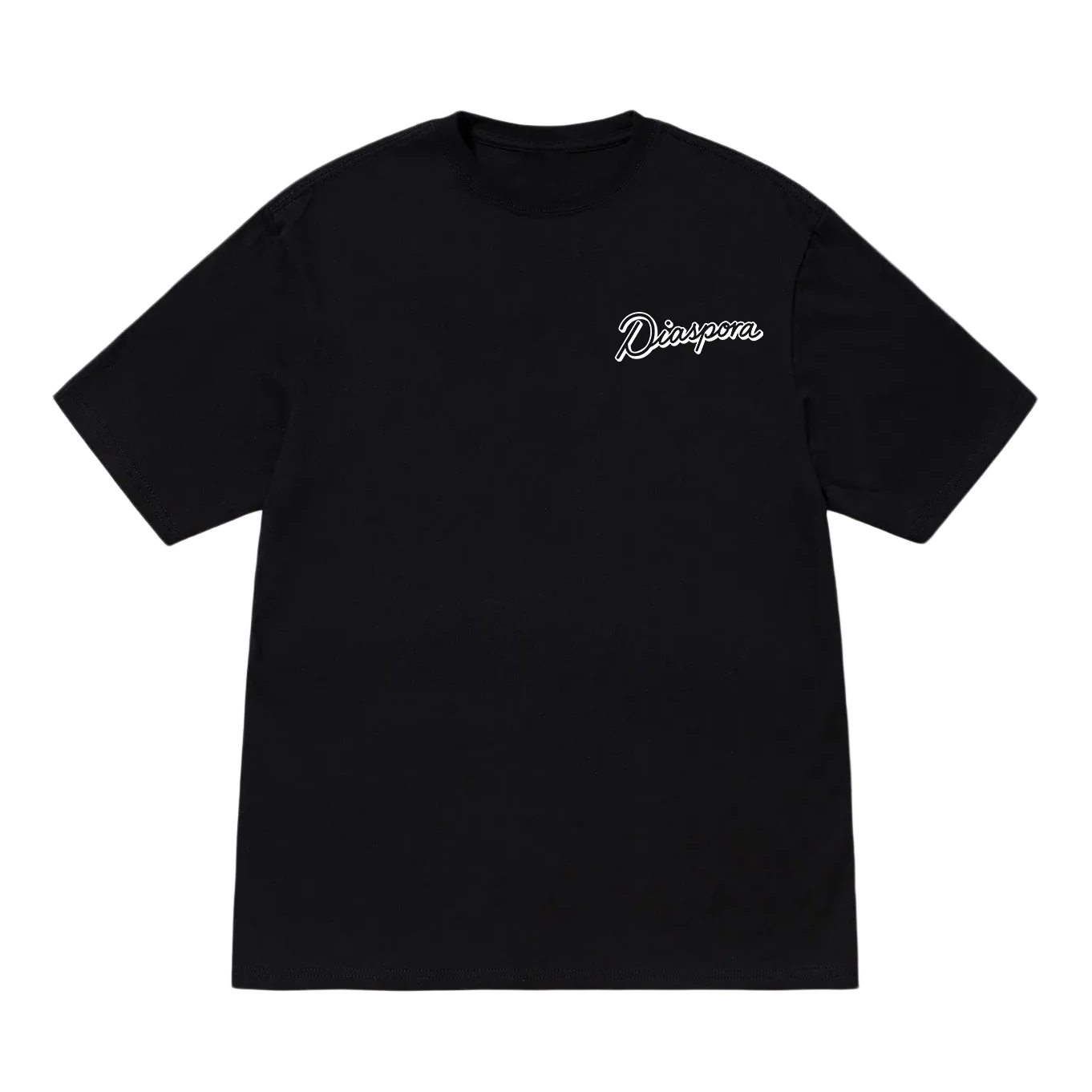 "DIASPORA WORLD WIDE" T-SHIRT (MIDNIGHT BLACK)"