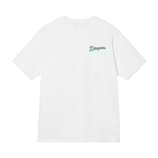 "DIASPORA WORLD WIDE" T-SHIRT (KELLY GREEN)"