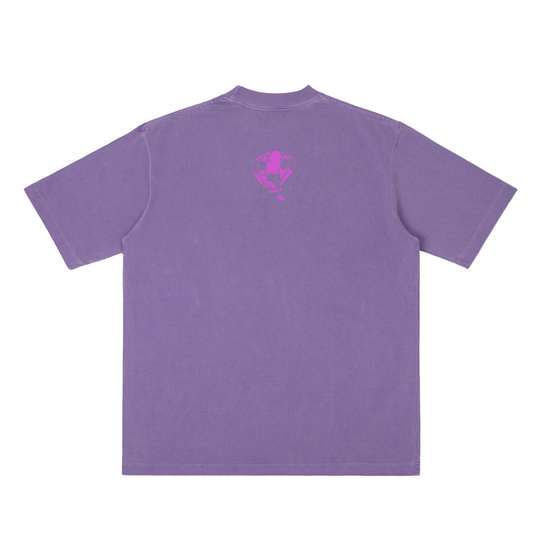 “A STRANGER AT HOME  Mandarin” T-SHIRT (PURPLE)