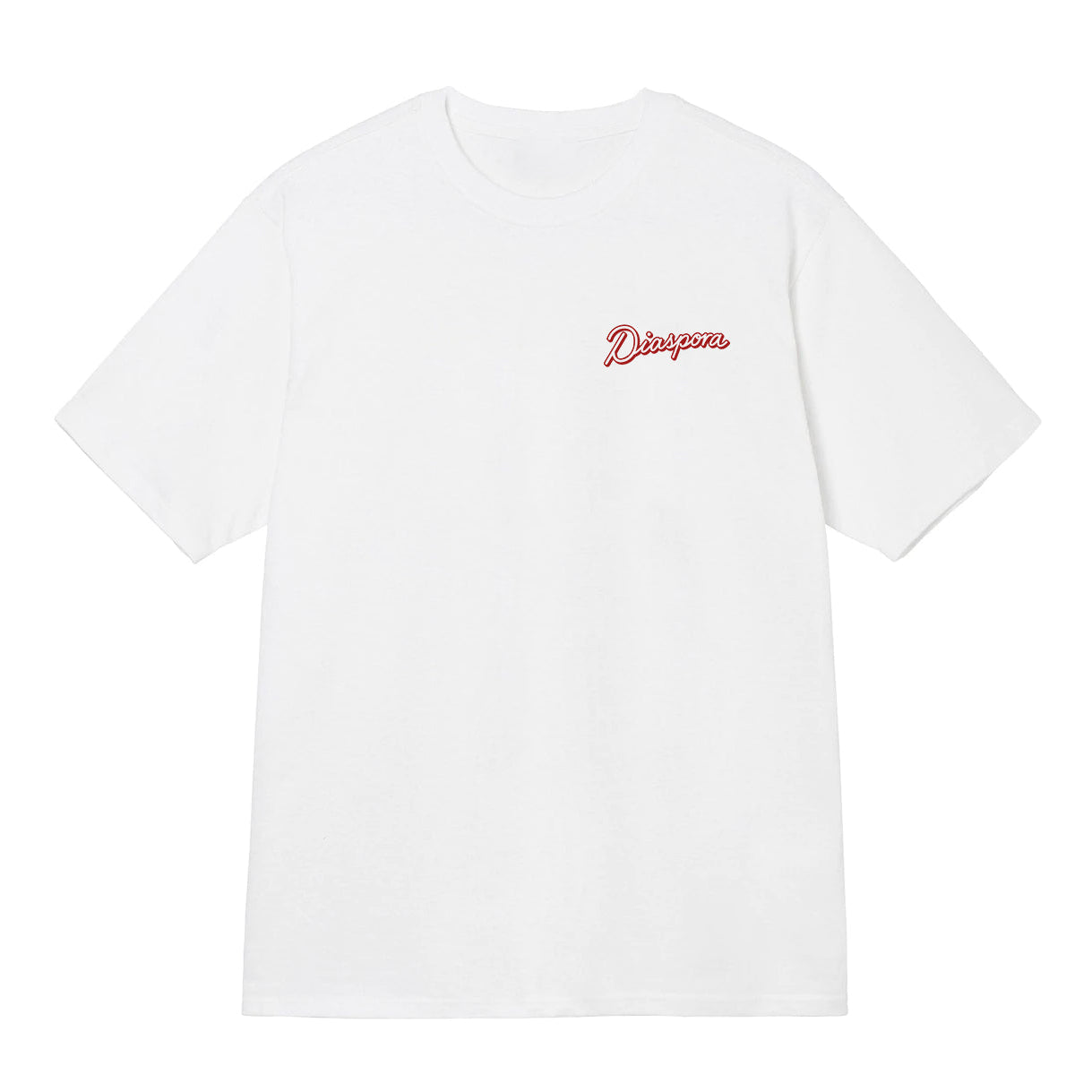 "DIASPORA WORLD WIDE" T-SHIRT (BURGUNDY RED)"